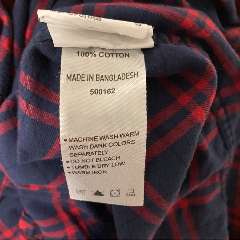 Byford Red & Blue Plaid Button Down Shirt - Picture 8 of 11